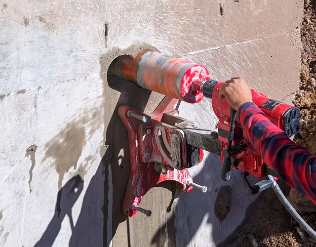 Concrete coring Edmonton by JMK Constructions